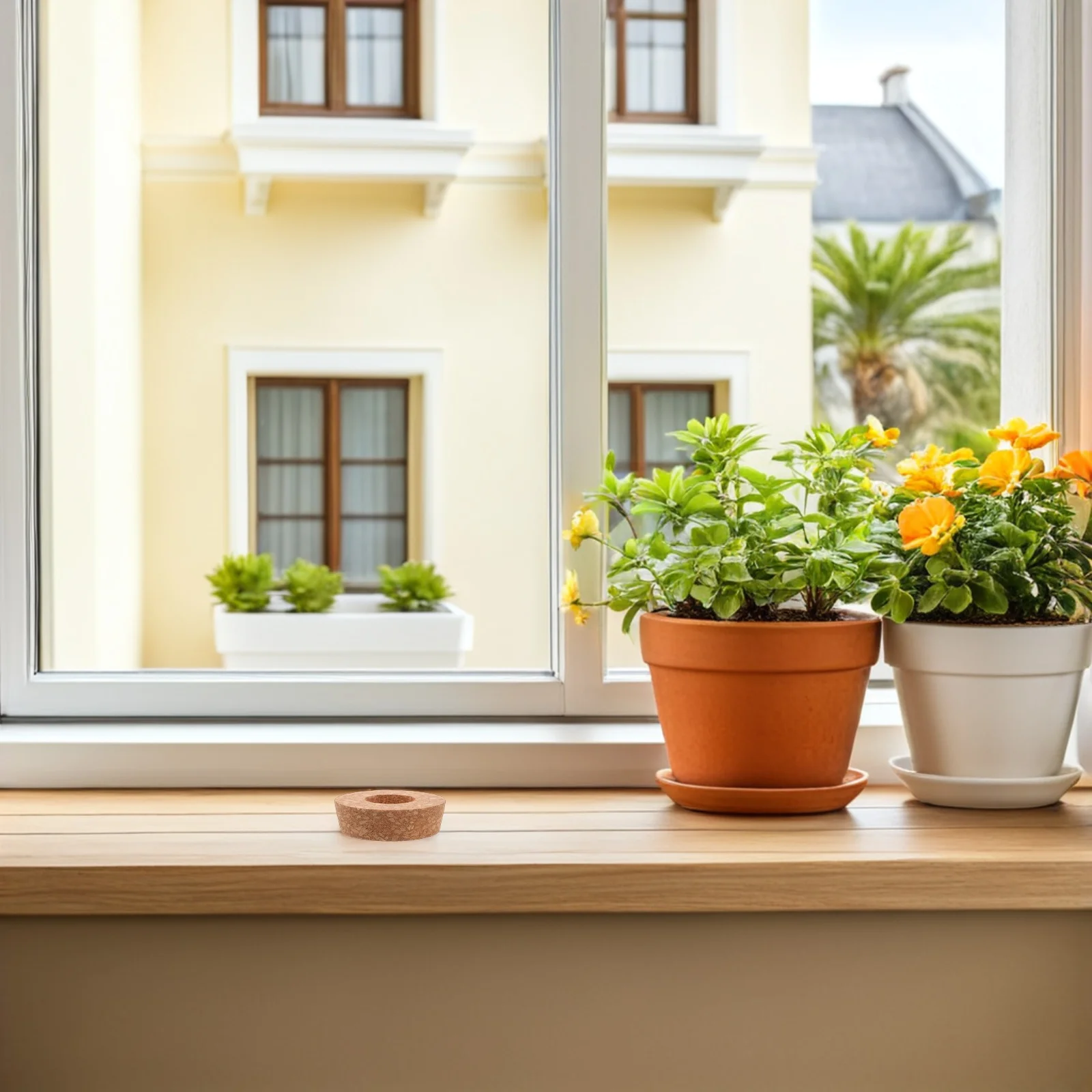 

12Pcs Hydroponic Vase Corks Center Hole Lids Glass Planter Terrarium Bottle Stoppers Growing Vases Mason Jars 6.5cm