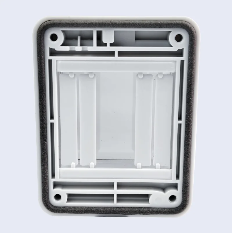 Cubierta de ventana impermeable para exteriores con caja eléctrica con disyuntor bloqueable, cubierta transparente para botón y instrucciones clasificados por IP67