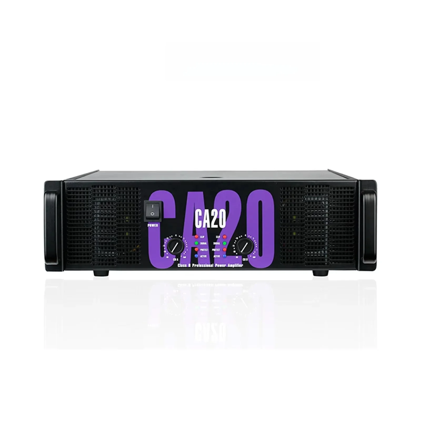 CA12/CA18/CA20/CA28/CA30/CA50/CA90 Dual-Channel 3U Professional Sound Power Amplifier 2CH*900W-1900W