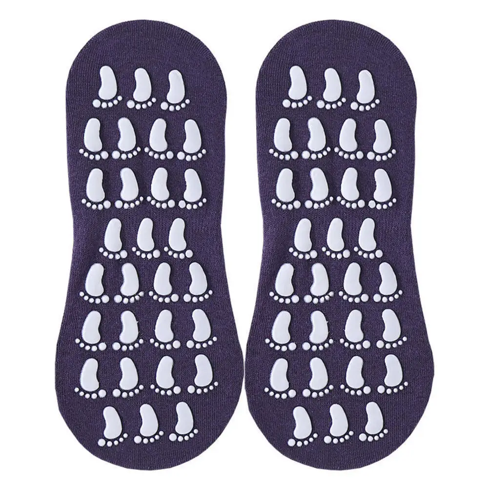 

Носки для йоги, клейкие домашние носки, напольные носки, тонкие для батута, парка, домашние упражнения, тренажерный зал