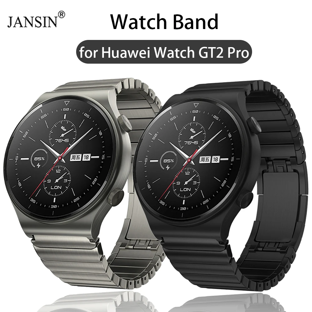 

Ремешок для часов Huawei Watch GT 2 Pro, браслет из нержавеющей стали на цепочке для Huawei Watch GT2 Pro 46 мм