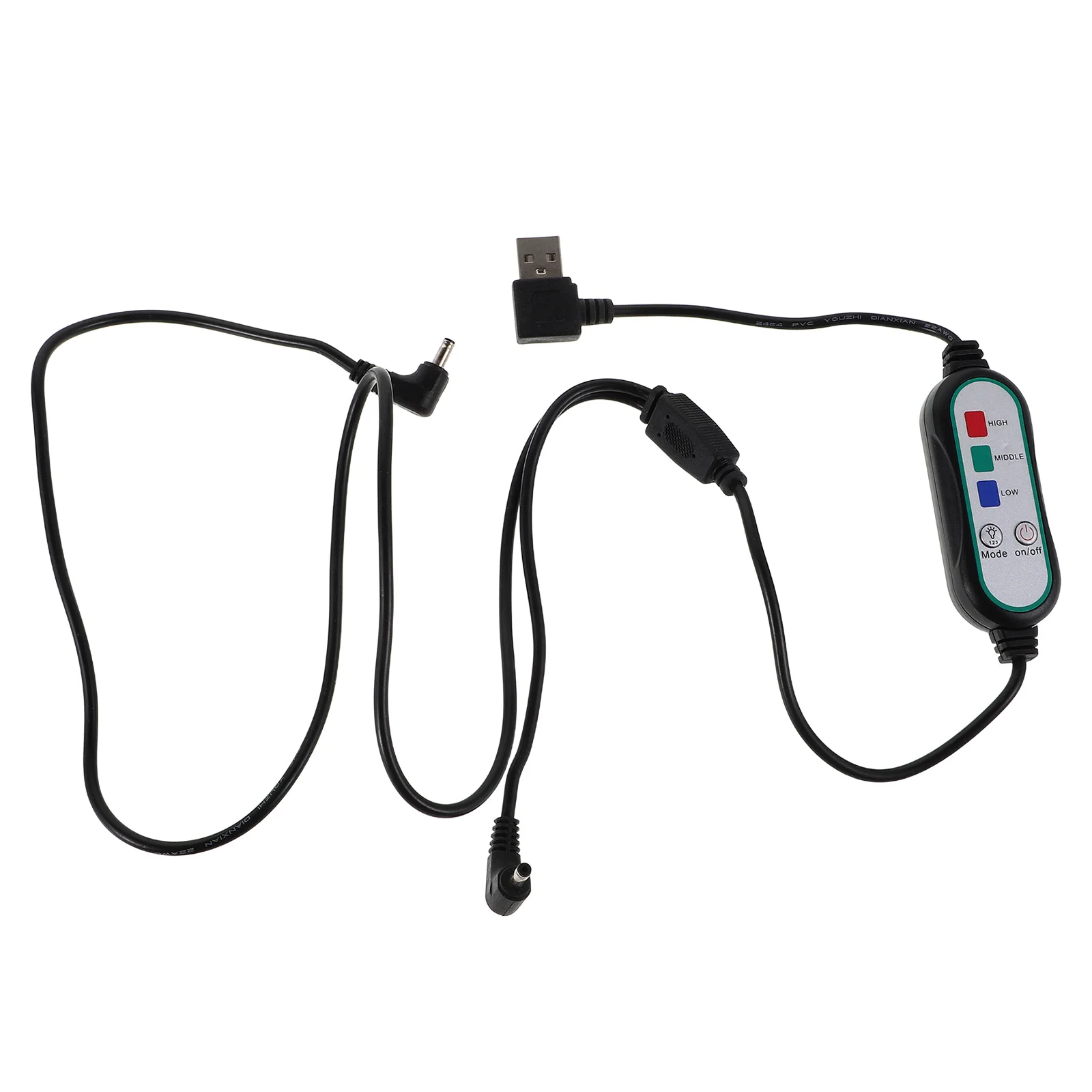 

Air Conditioning Cooling Clothing Connector Cable Dual Connection Power Line Outdoor Summer Work High Efficiency Wear