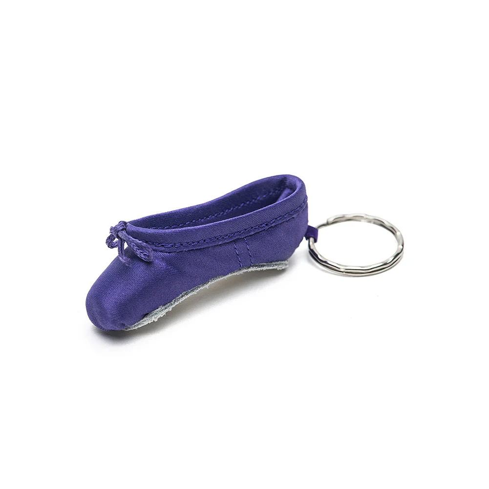 Handmade Mini Satin Pointe Shoes Keyring Ballet Shoe Cute Keychain Ballet Accessories Ballet Charm Chain Bag Pendant Ballet Gift