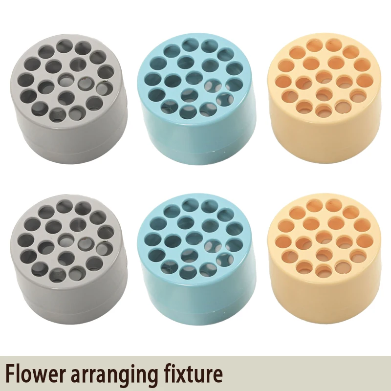 1PC Transparent Spiral Flower Arranger Invisible Plastic Flower Holder Stand for Home Bedroom Desktop Decor