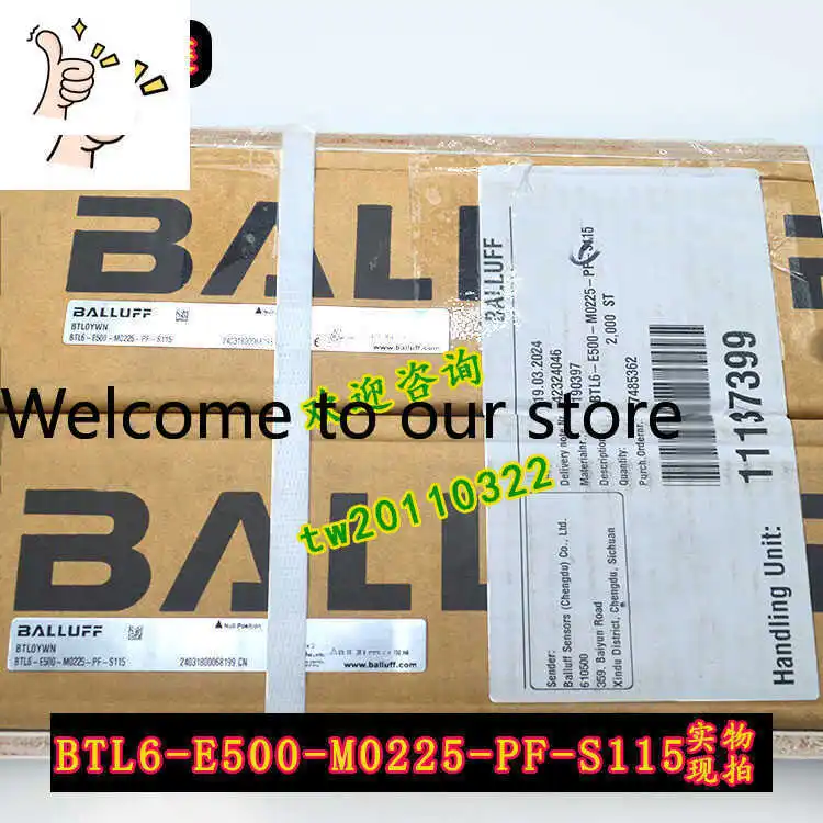 【 Physical Photo 】 BTL6-E500-M0225-PF-S115 Balluff Displacement Sensor