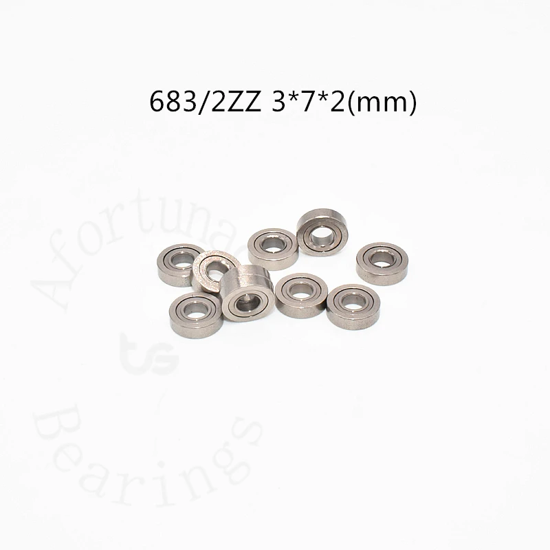 

Bearing 683-2ZZ 683zz 10 Pieces 3*7*2(mm) free shipping chrome steel Metal Sealed High speed Mechanical equipment parts