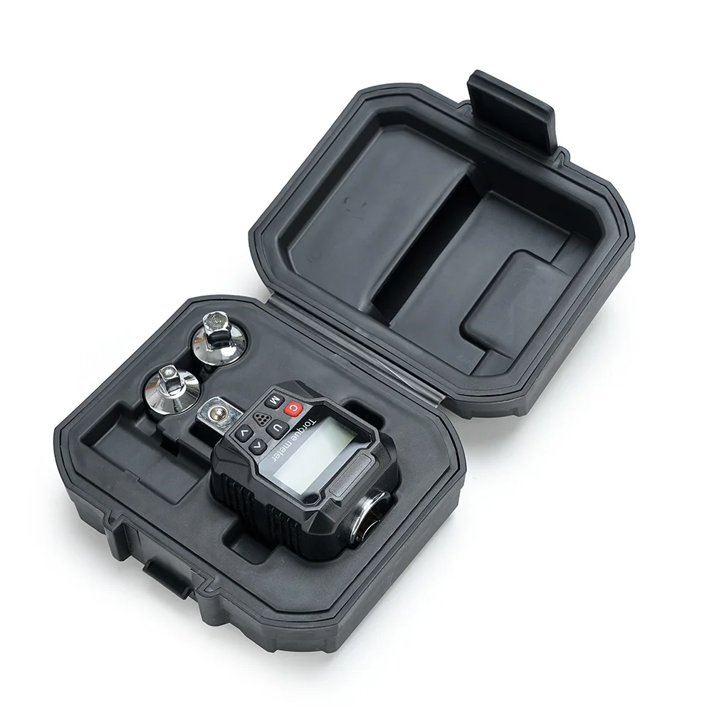 Digital Torque Wrench Adapter 17-340N.m 1/4'' 3/8'' LCD Electronic Torque Meter Precision Torque Converter Tool