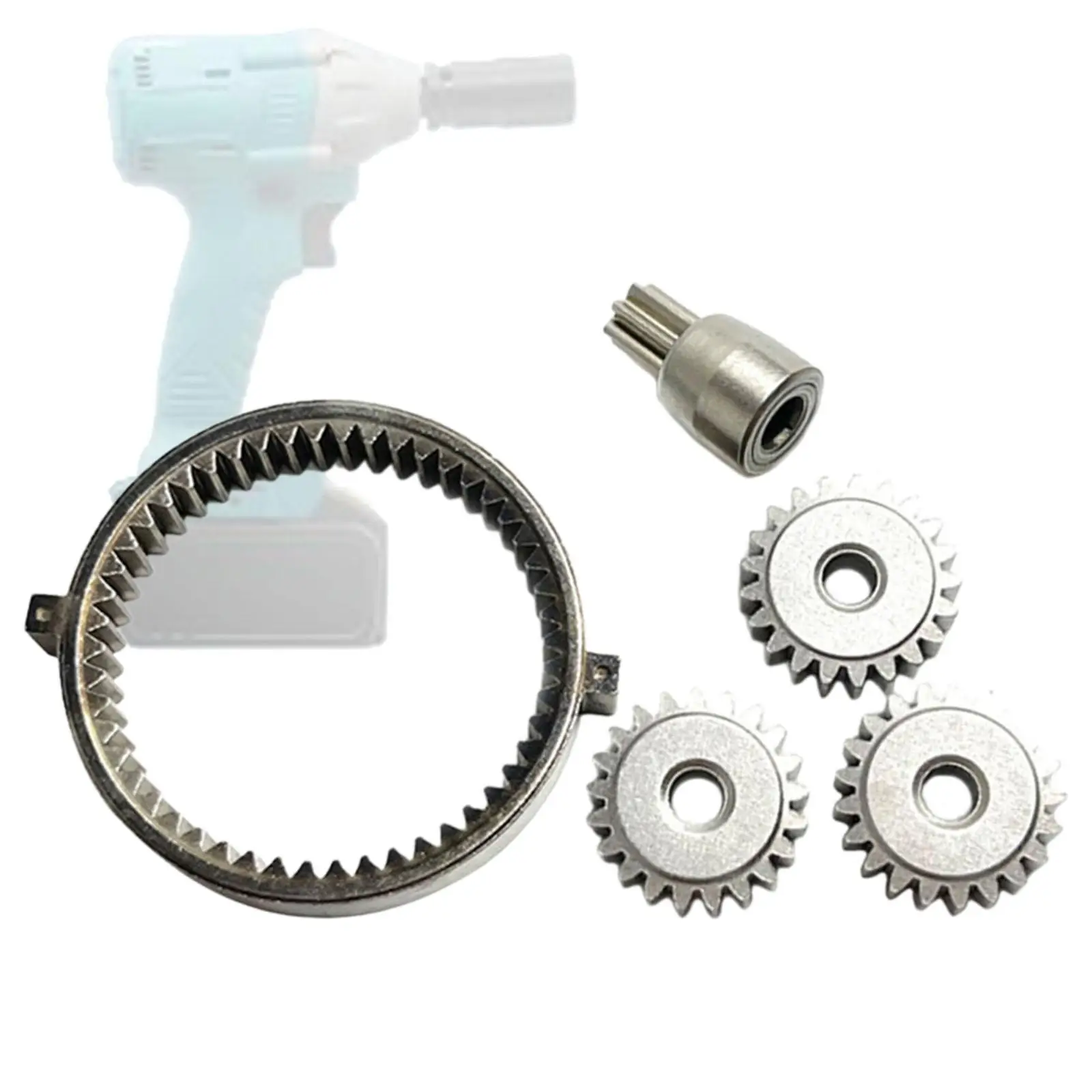 

5x Metal Electric Drill Gear Set Planetary Gears 50 Teeth Gear Ring for 775/550 Electric Drills Power Tool Repair Kit