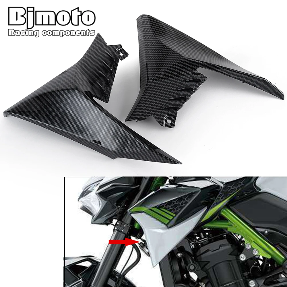 

Motorcycle Z 900 Radiator Side Cover Cap Panel Fairing Guard Cover For KAWASAKI Z900 2020 2021