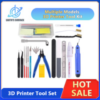 3D Printing Tools Multiple Models 3D Printer Tool Kit Trim Scrapers Cleaning Needle Pliers Deburring Kit