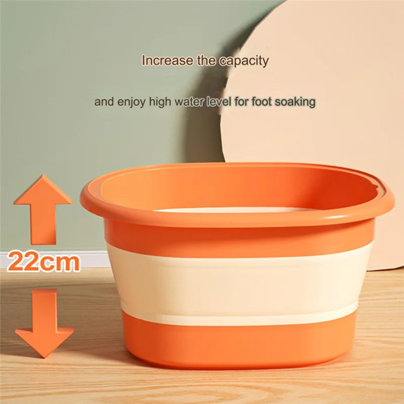 AY03-Foot Soak Tub Pediluvio pieghevole, pediluvio con massaggiatore per piedi per aiutare a dormire, spa per piedi, vasca per ammollo per piedi lenisce