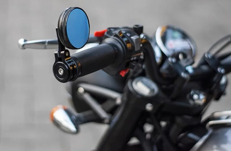 Aluminum Alloy 22mm Handlebar End Mirror Motorcycle Small Mirror Universal For Kymco downtown 300i AK 550 Zontes 125 350 VOGE