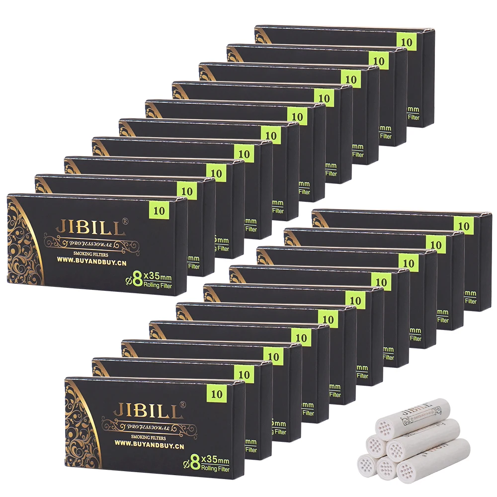 RU MUXIANG 10/50/100/250 Pcs 8mm Activate Carbon Filter,for 9mm filter