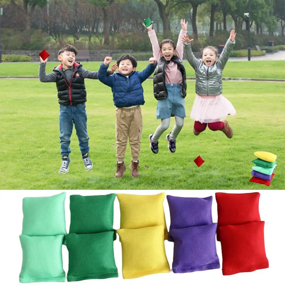 Parent-child Sandbag Throwing Toys Physical Training Sandbag Mini Bean Bags 10pcs/set Funny Outdoor Sports Toys Outdoor