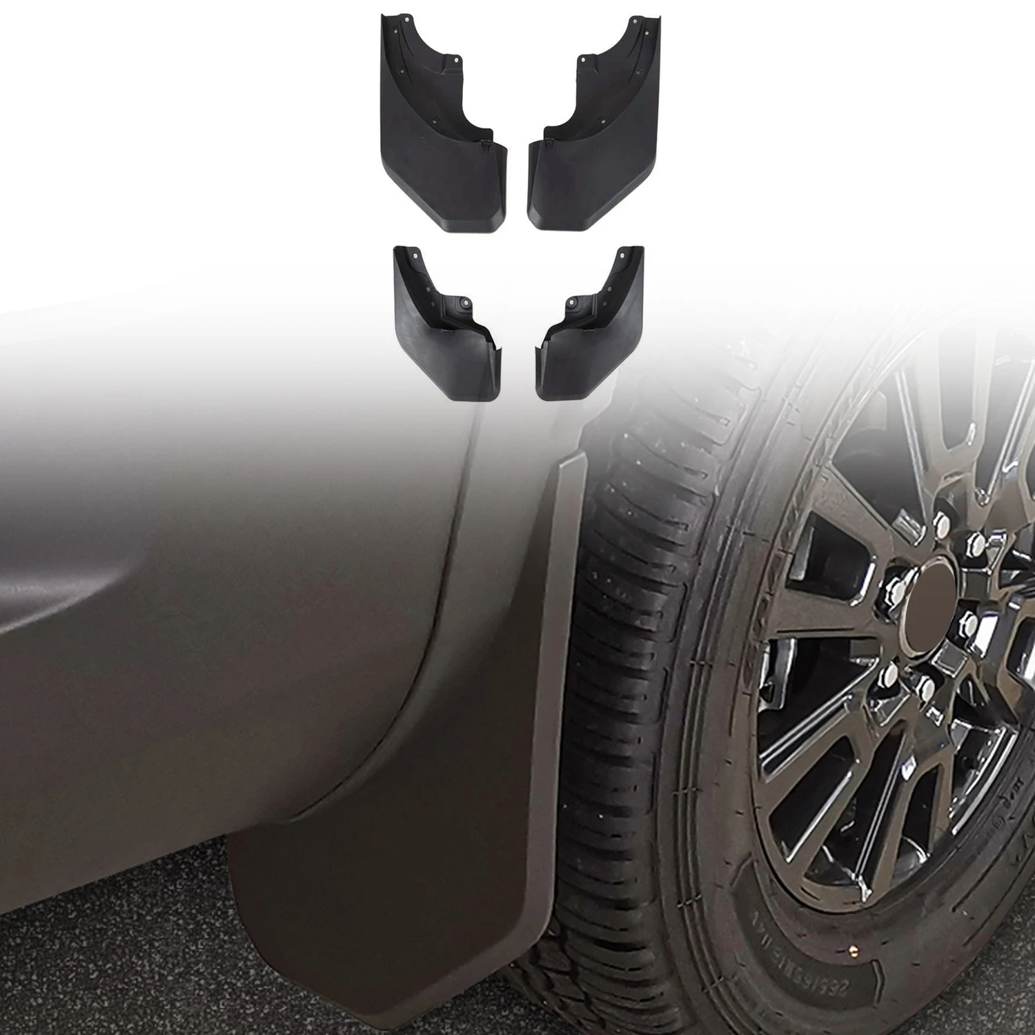 

For Toyota Land Cruiser Prado J250 2024 2025 Car Accessories ABS Front&Rear Molded Splash Guards Mud Flaps For Lexus GX 550