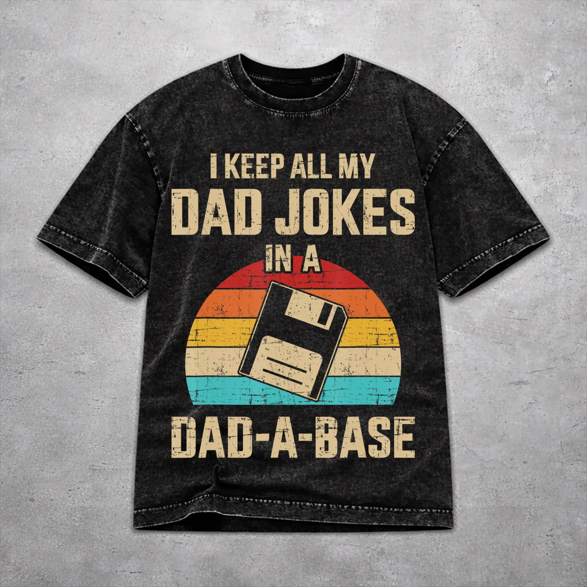 Funny Father's Day Dad Gifts T Shirt Vintage Style For Men Women Pure Cotton T-Shirts Tee Tops