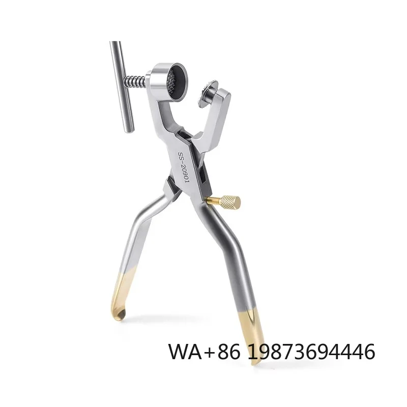 

Dental bone mill crusher, bone morselizer with titanium plate for implant bone grafting