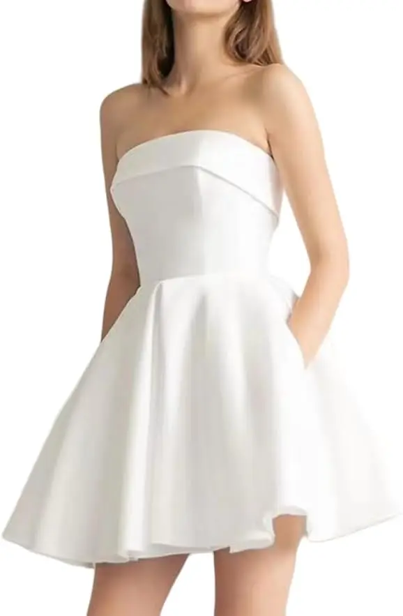 

Short Homecoming Prom Dresses Glitter Party Cocktail Dress V-Neck Wedding Guest Summer Mini Dress Graduation Dress