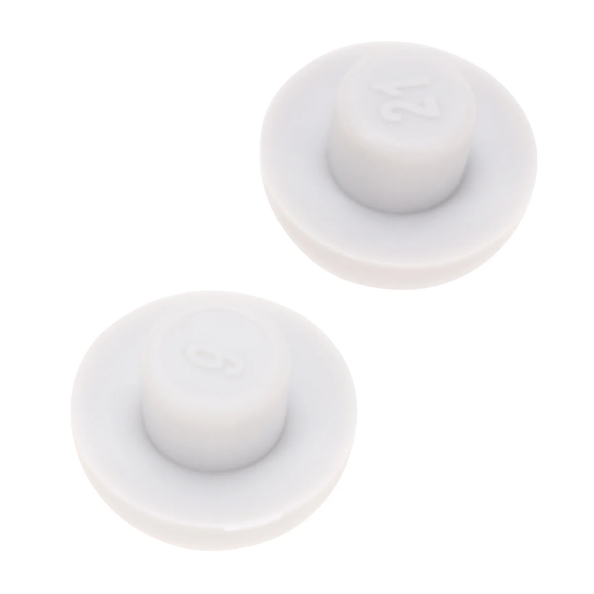 2 Pcs Bumpers Toilet Seat Cover Antislip Gasket Lifter Cushion Cushioning Pad Spacer