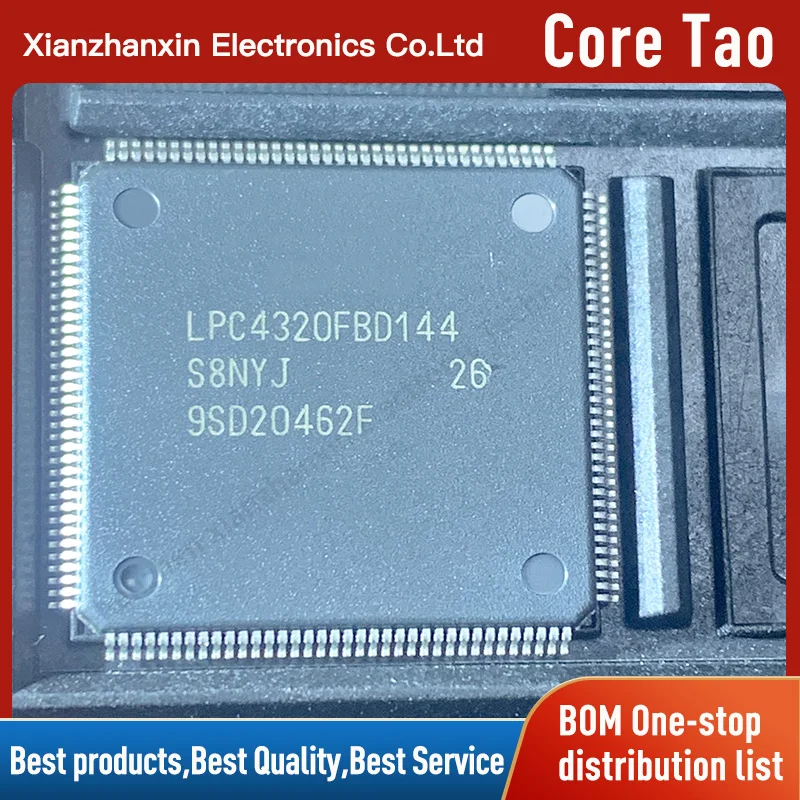 1pcs/lot LPC4320FBD144 LPC4320 QFP144 Microcontroller chip