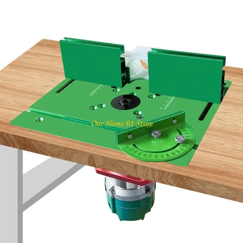 M4YC 다중 트리밍 모델을위한 조절 가능한 목공 장착 플레이트 고정물 지그