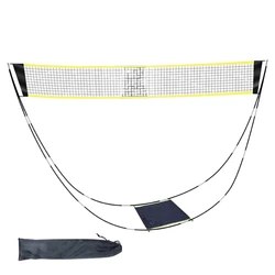 Red plegable para bádminton, red de configuración fácil con bolsa de transporte para jardín, fútbol, tenis, voleibol, niños, Playa