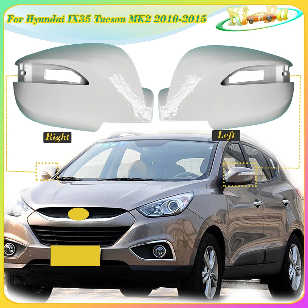 

KIMBA для Hyundai IX35 Tucson MK2 2010-2015 зеркало заднего вида, боковое зеркало, стеклянная крышка, рама, детали корпуса