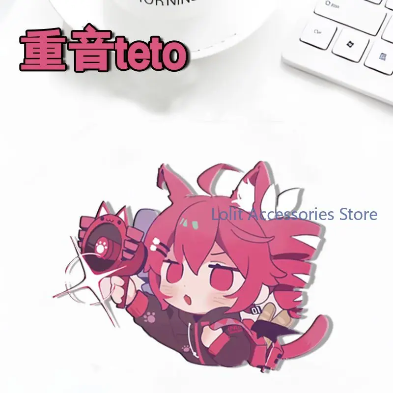 HOT Anime Kasane Teto Student Backpack Button Cosplay Q Version Acrylic Pin Bookbag Brooch Clothes Collar Badge Christmas Gift