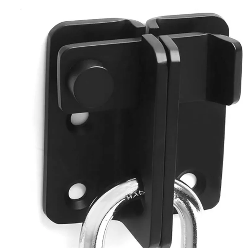 

B04B-Flip Latch Sliding Bolt Latch Security Door Lock For Barn Cabinet Pet Cage Garden Bathroom Garage Window Sliding Door