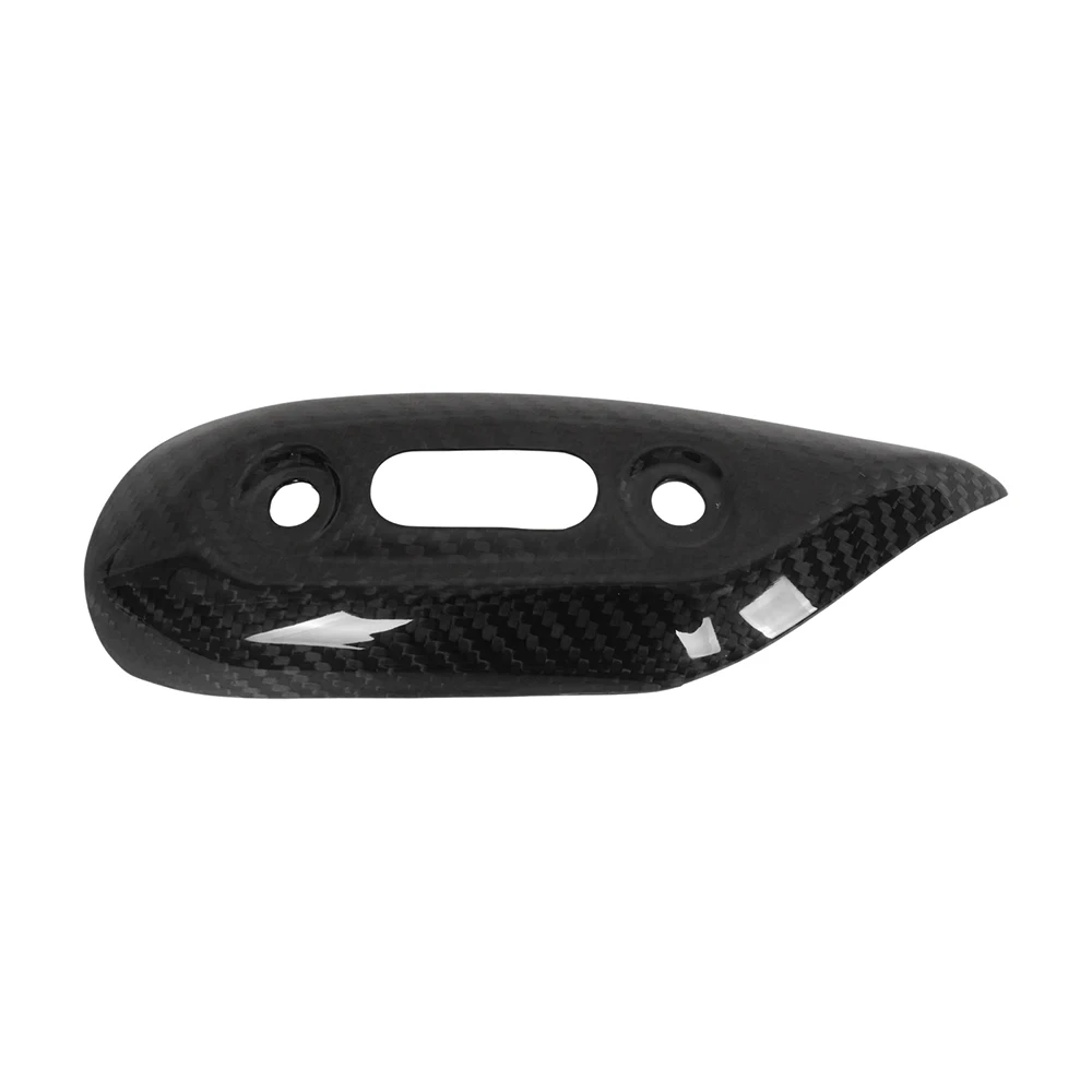 Per Ducati Monster 696 795 796 1100 In Fibra di Carbonio di Scarico Scudo Termico Tubo Della Copertura Della Protezione Anti-Scottatura Borsette