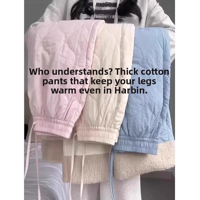 

Лыжные брюки Thiened Fce для мужчин и женщин, теплые повседневные брюки Sli с ромбовидным узором на осень и зиму