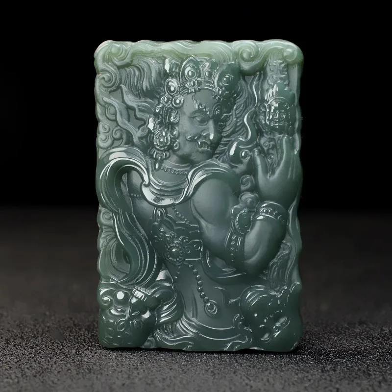 

Hetian Jade King of Opaque Pendant P0006