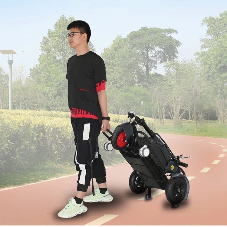 Lightweight foldable small mobility scooters 3 wheel electric disabled scooter for handicapped person