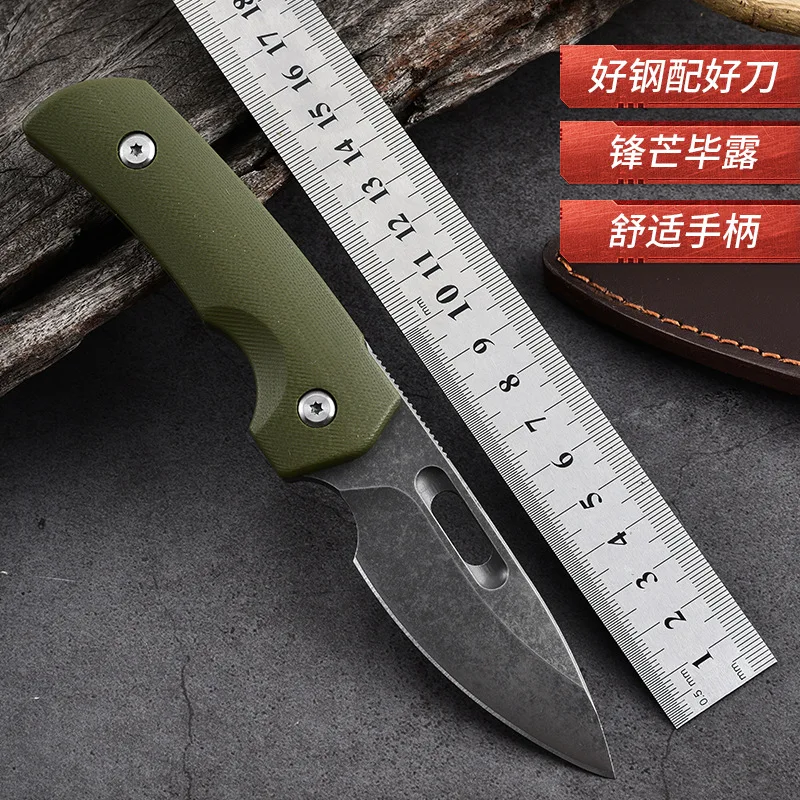 

Multifunctional outdoor camping mountaineering survival knife high hardness portable folding knife