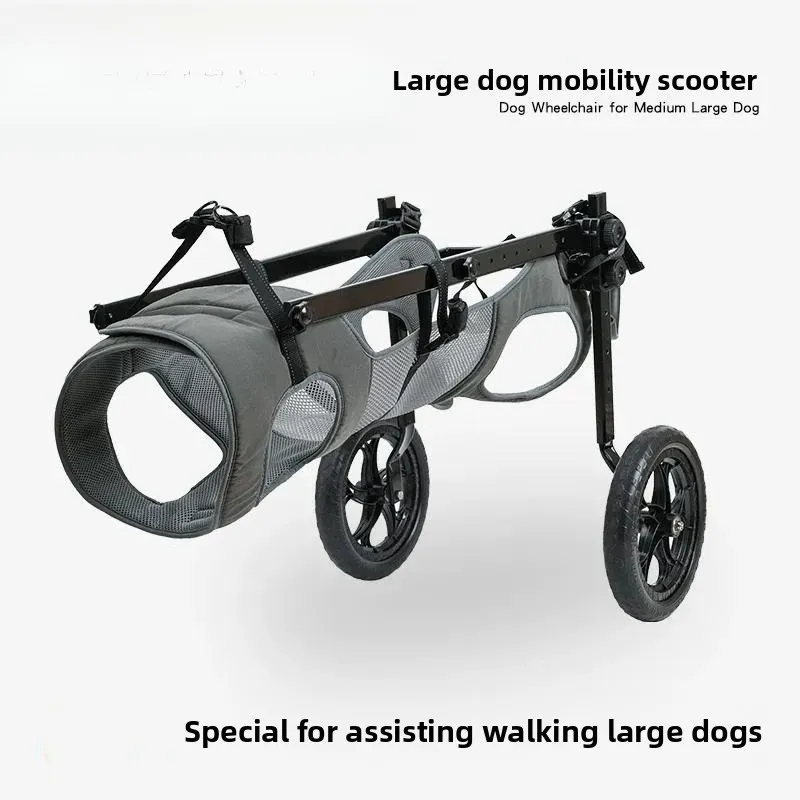 For Large Dog Wheelchair for Handicapped Pets Rehabilitation Walking Assist Stroller Scooter Mobility Aid Car for Big Dogs