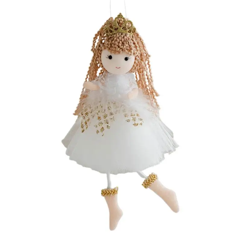 Angel Doll Christmas Ornaments Angel Girl Doll Pendant For Christmas Tree Multi-Functional Christmas Angel Doll Decoration For