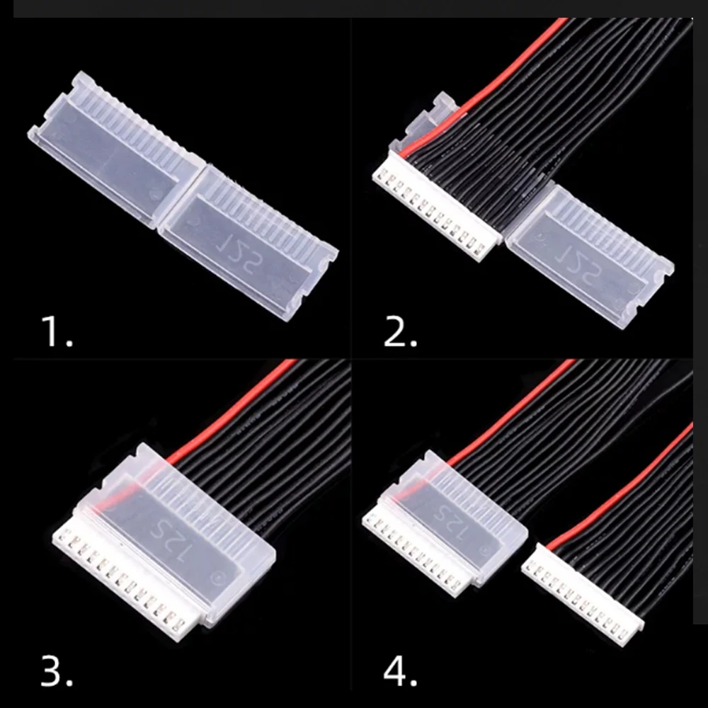 10PCS Sparkhobby AB clip 8S 12S Lipo battery balance head JST-XH 2.54 plug connector protector For RC Lipo Battery Parts