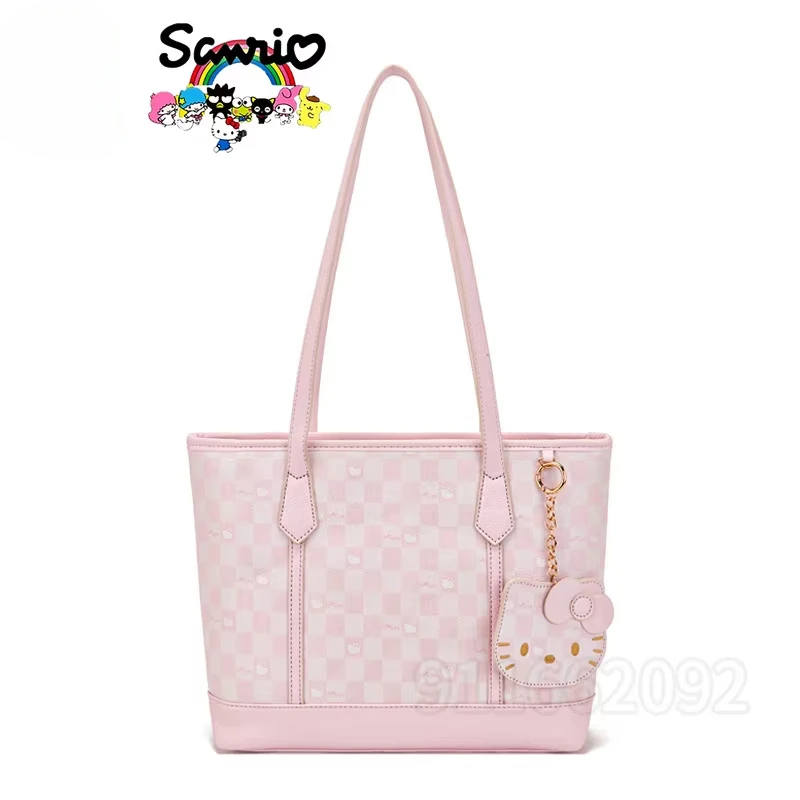  Hello Kitty New Women's Shoulder Bag Luxury Brand Fashion Trend Women's Handbag Cartoon Women's Tote Bag Large Capacity