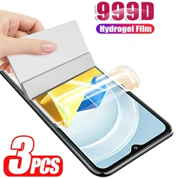 Xiaomi Redmi A2 A1 A3 Plus 화면 보호기 필름 용 3PCS 풀 커버 하이드로 겔 필름 Redmi A2Plus A1Plus 전면 안전 필름 용
