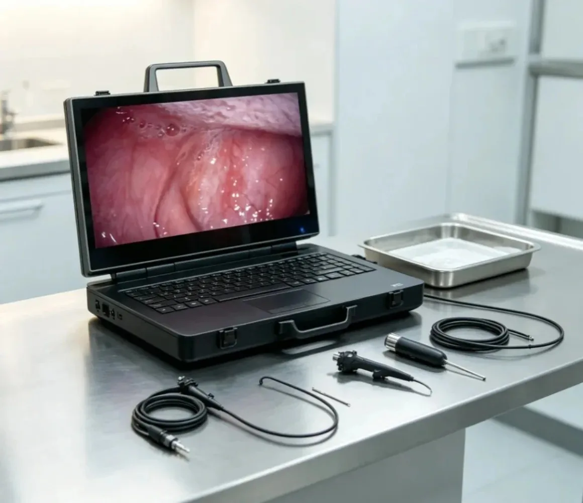 Portable BVI-16 high definition veterinary video endoscopy system for small and large animals