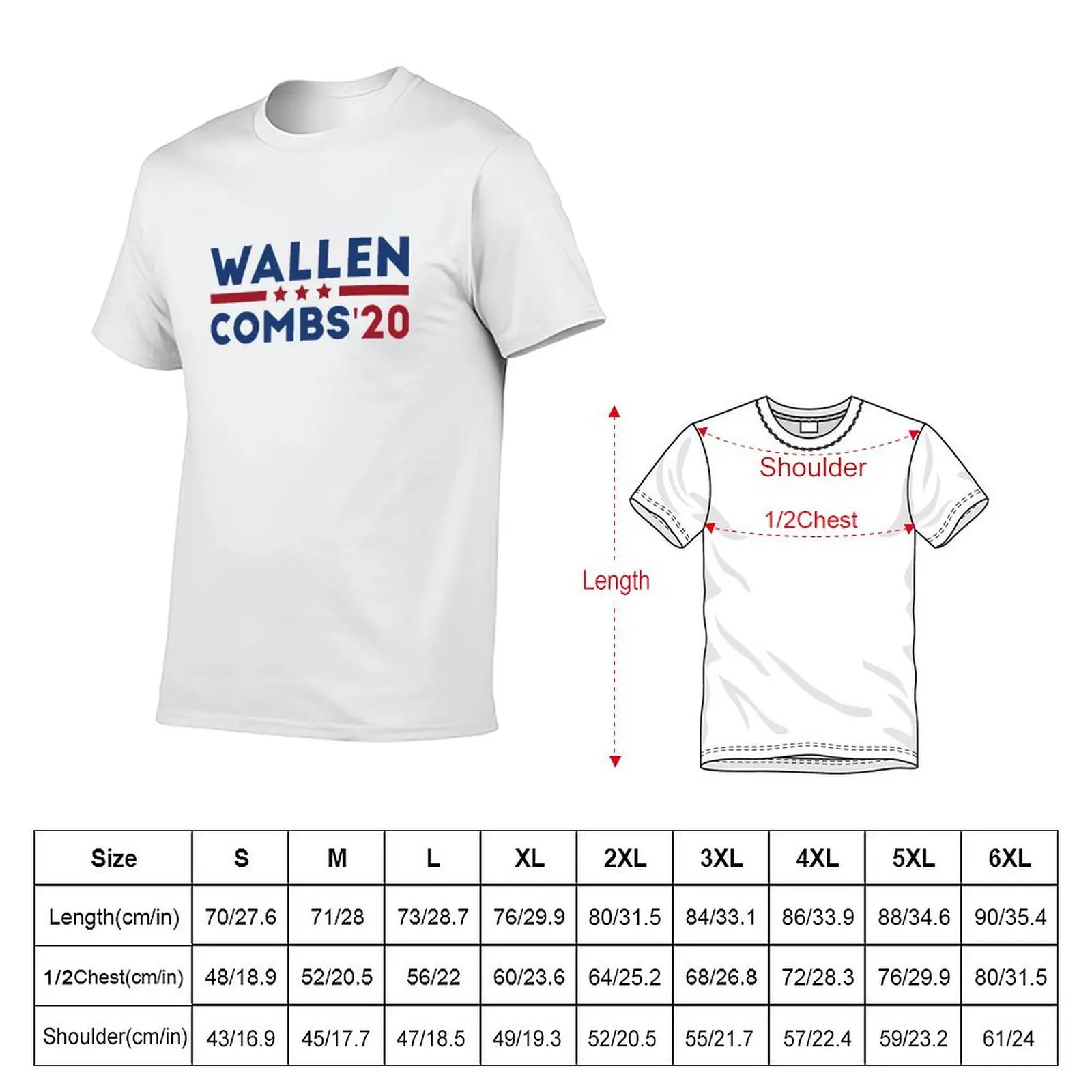 Wallen Combs 2020 Slim Fit T-Shirt cute clothes oversized t shirt Men's t-shirt