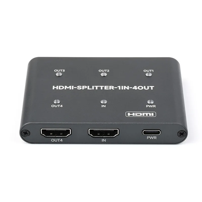 

Quad HDMI Splitter 4K HD Converter One Input Four Output Sharing Display Screen