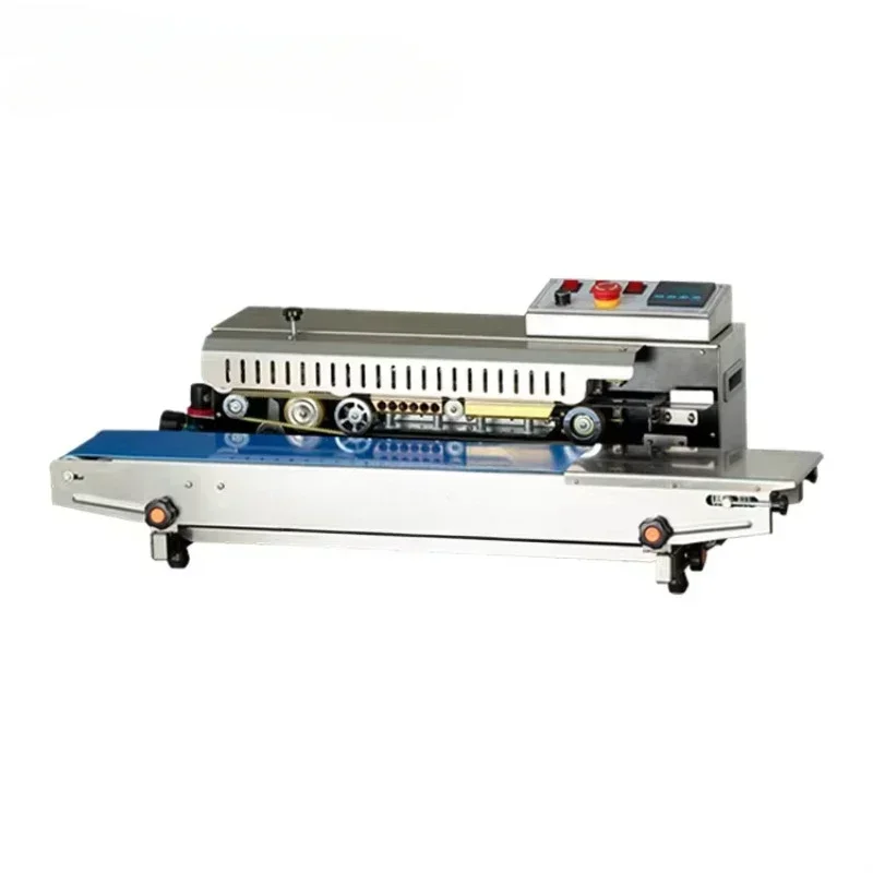 Sell like hot cakes SF150N Nitrogen Flush Continuous Band Sealer Pouch Horizontal Solid Film Sealing Machine