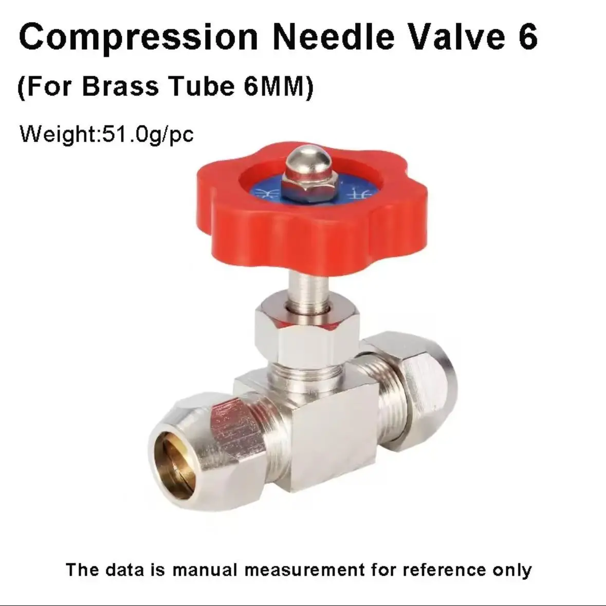 Brass Nickel-Plated Trocar Valve Thickened Brass Valve Pneumatic Flow Regulating Valve
