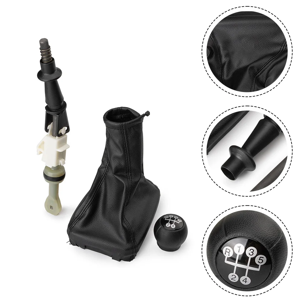 For Corsa C Gear Head Assembly Gear Shift Knob Car Interior Upgrade As Shown In The Picture Anti-corrosion Materials