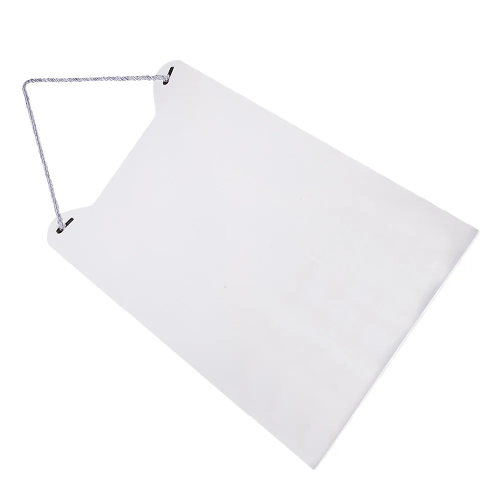 Sleek Clear Acrylic Hanging Sign Blank Easy Install for Wedding Chair Signs Reserved Seating Office Door Hanger Restroom Toilet
