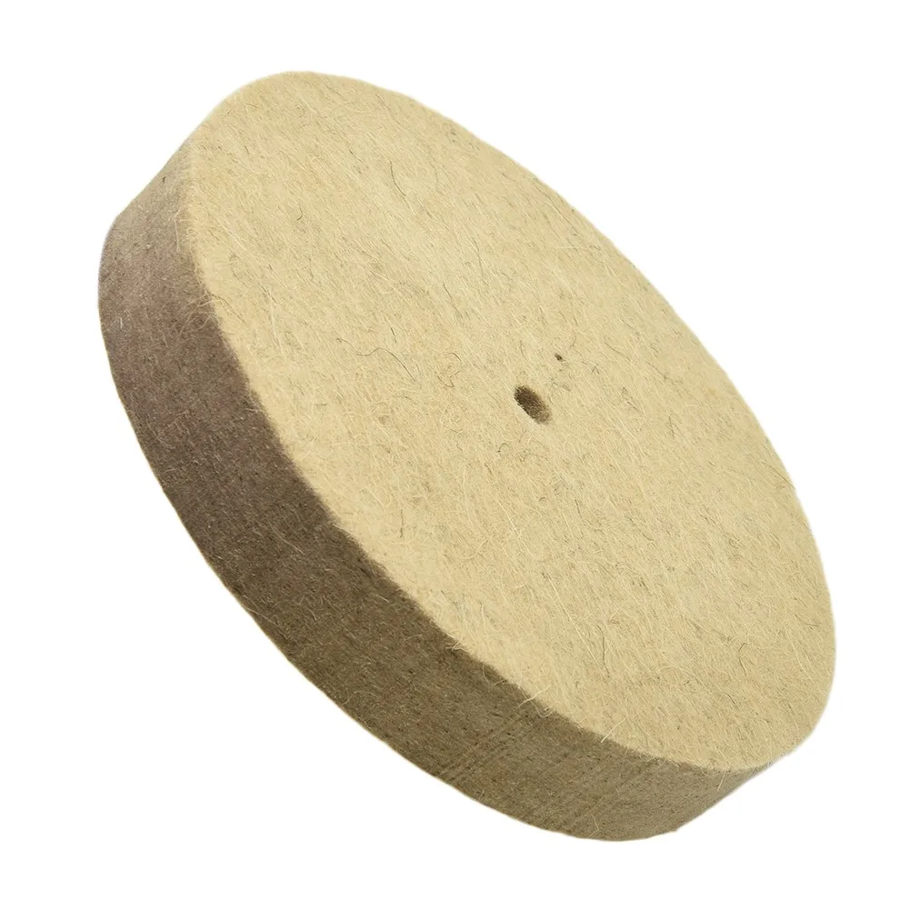 1pc  6inch 150mm Wool Felt Polishing Buffing Wheel Gold Silver Jewelry Mirror Polishing For Buffer Polishers Grinder