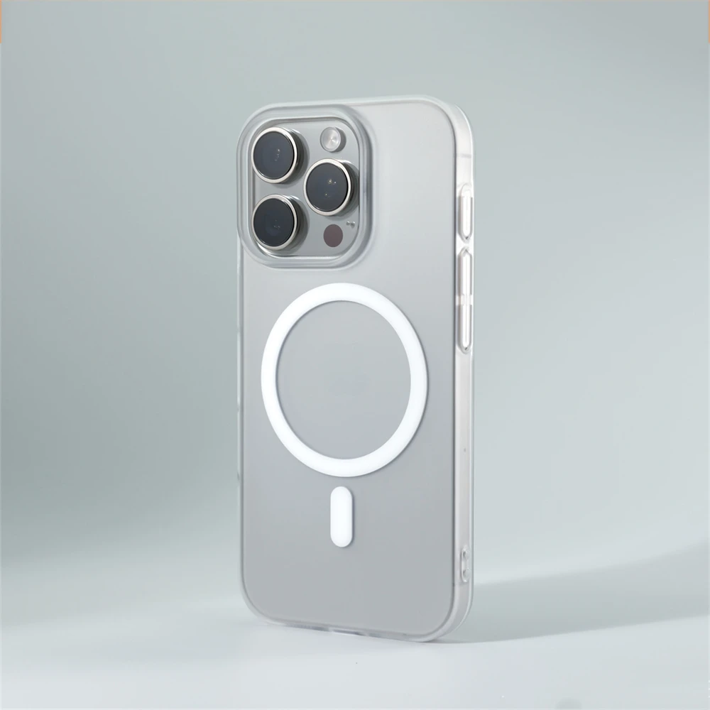 1,0 MM Ultra Dünne Matte Harte PC-Transluzente Hülle für iPhone 18 17 16 Pro Max 15 14 13 12 mit Magsafe Magnetischer Leichtgewichtiger Dünner Abdeckung