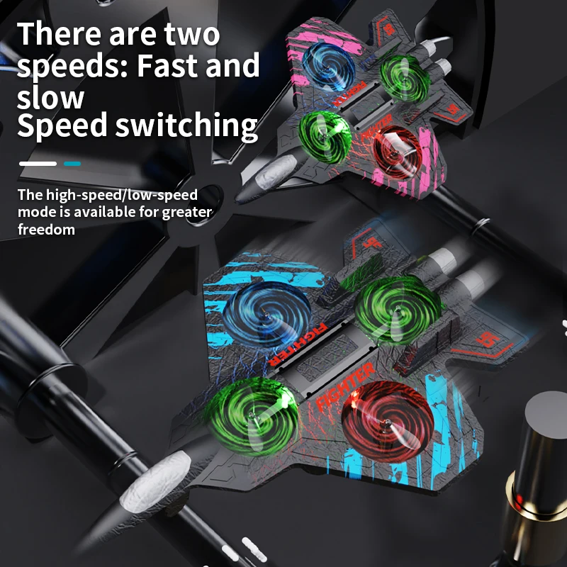 H22 epp combate de espuma resistente a choques, voo noturno, luzes coloridas, velocidade dupla, avião de controle remoto para iniciantes, brinquedos para crianças
