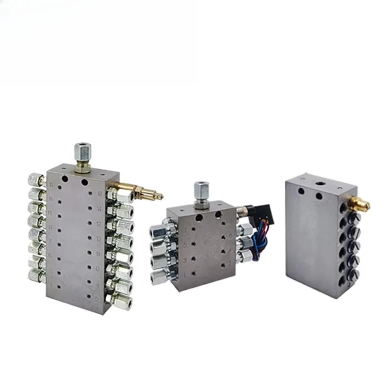 Progressive Grease Distributor Manifold Block 2-20 Way Grease Dispenser Divider for Grease Lubrication System Separator Valve
